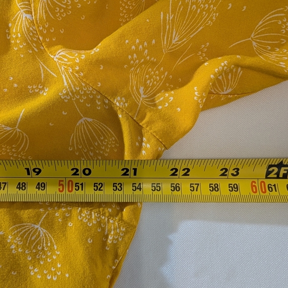 Old Navy Women’s Dandelion Shift Swing Long Sleeve Yellow Dress Size Large - Picture 6 of 9